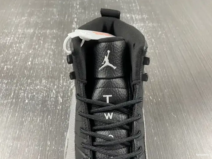 Rep TBkick CT8013-019 Air Jordan 12 Wolf Grey Black 0531